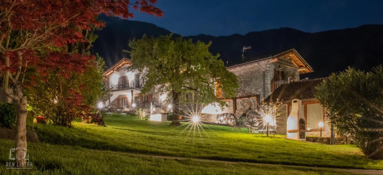 La Volta - Lake Como Heritage Home In Molino Maufet Watermill - Patio On The Garden Колико Екстериор снимка